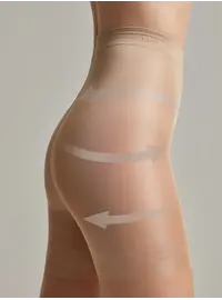 גרביון מחטב רגל גבוה 20 דנייר CONTROL MODELING, צבע: ברונזה,  מידה: M-3