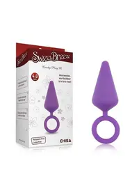 פלאג אנאלי בינוני מסיליקון רפואי במרקם חלק משי | 10 ס"מ | Candy Plug M