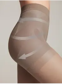 גרביון מחטב 20 דנייר X-Press, צבע: Shade-חום כהה,  מידה: M-3