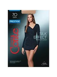 גרביון עבה ואטום 70 דנייר Prestige, צבע: MOCCA,  מידה: S-2