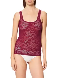 גופיה לנשים עם צווארון - Sloggi Go Allround Lace Shirt 01 |  V