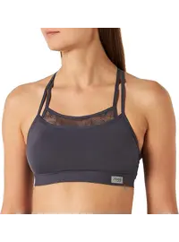 סלוגי טופ | חזיית ספורט עם ריפוד נשלף | WOMEN MOVE FLEX P, צבע: אפור,  מידה: 70C