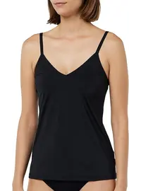 טופ | גופיית ספגטי סאטן לנשים של סלוגי | גזרה רחבה |  HAPPY MICRO SPAGHETTI TOP