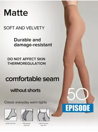 גרביון אטום עם אפקט מאט 50 דנייר EPISODE CONTE NATURAL