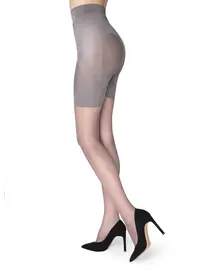 גרביון מחטב ומעצב את הגוף 20 דנייר PLUS UP 20, צבע: אפור,  מידה: S-2