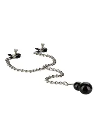 מהדקי פטמות | שרשרת ומשקל ייחודי | Nipple Play Weighted Dual Tier Nipple Clamps