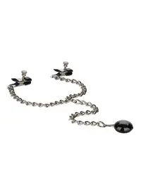 מהדקי פטמות | שרשרת ומשקל ייחודי | Nipple Play Weighted Disc Nipple Clamps