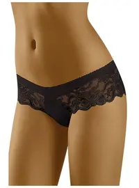 תחתוני נשים קלאסיים עם תחרה דגם EMMA, צבע: שחור,  מידה: M