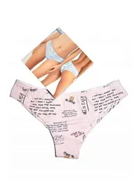 תחתוני כותנה ברזילאים  6211, צבע: ורוד,  מידה: S-2