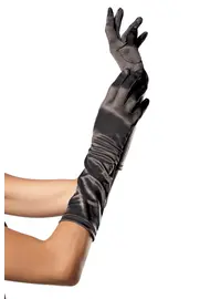 כפפות סאטן באורך מרפק