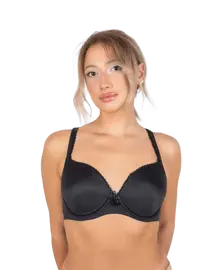 טריומף חזייה מרופדת חלקה PERFECTLY SOFT WHP, צבע: שחור,  מידה: 75C