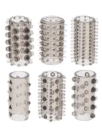 סט שרוולי לפין | מגדיל את אורך והיקף | Power Penis Sleeve Set