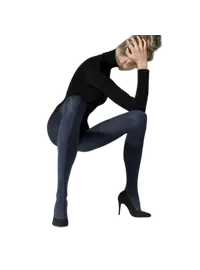 גרביון מבריק ואטום 150 דנייר DEEP BLUE, צבע: כחול כהה,  מידה: XS-S