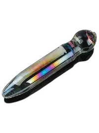 דילדו זכוכית כדורי חושני 18.5 ס"מ