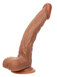 דילדו  ריאליסטי | נצמד | מתאים לסטרפאון | אורך 24 ס"מ | Working The Personal Trainer |