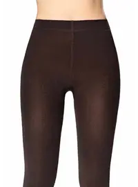 טייץ לחורף ​​מיקרופייבר POLAR LEGGINGS | 200 DEN, צבע: חום,  מידה: S-M