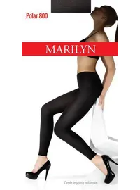 טייץ לחורף ​​מיקרופייבר POLAR LEGGINGS | 200 DEN, צבע: שחור,  מידה: S-M