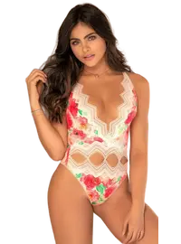 בגד גוף סקסי דגם 2612, צבע: צבעוני,  מידה: S