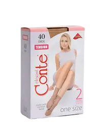 2 זוגות גרבי ניילון 40 דנייר TENSION