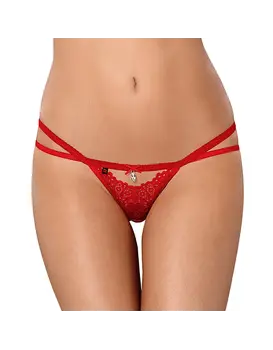 תחתון חוטיני סקסי דגם THO-838, צבע: אדום,  מידה: L-XL