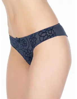 תחתון תחרה ברזילאי 6982, צבע: כחול,  מידה: S-2