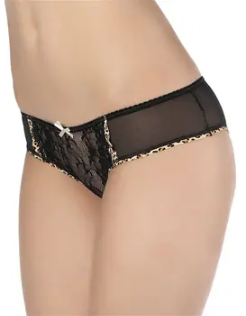 תחתונים דגם ברזילאי 1484, צבע: שחור,  מידה: L-4