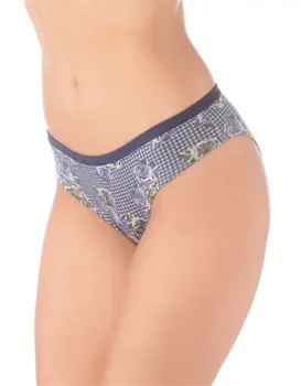 תחתון כותנה 6868, צבע: כחול,  מידה: L-4