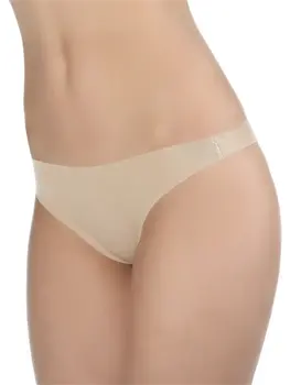 תחתון חוטיני כותנה ללא תפר 8002, צבע: גוף,  מידה: S-2