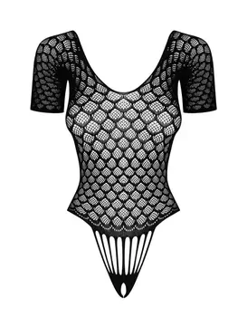 בגד גוף רשת שחור דגם B131