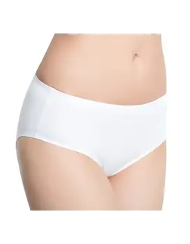 תחתון כותנה ללא תפר CLASSIC PANTY, צבע: לבן,  מידה: S-2