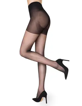 גרביון מחטב 30 דנייר SHAPE - 5, צבע: שחור,  מידה: S-2