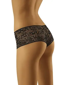 תחתון בוקסר תחרה KIMI, צבע: שחור,  מידה: S-2