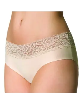 תחתון עם תחרה HIPSTER, צבע: בזי,  מידה: S-2