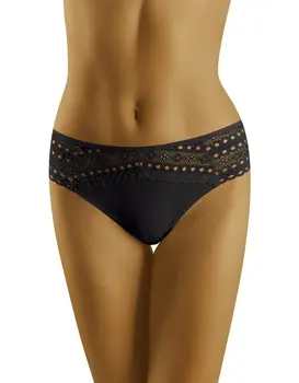 תחתון​ כותנה אורגנית דגם ECO DU, צבע: שחור,  מידה: XL-5