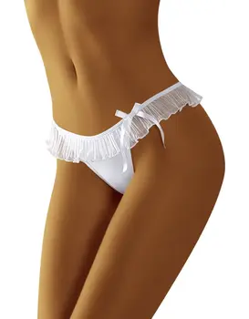 תחתון תחרה חוטיני MARINERA, צבע: לבן,  מידה: L-4