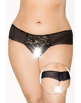 תחתונים סקסיים דגם 2433, צבע: שחור,  מידה: 3XL