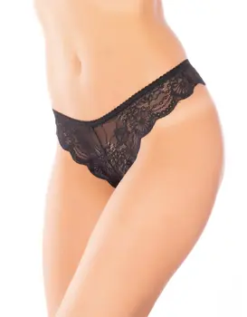 תחתון ברזילאי 1628, צבע: שחור,  מידה: S-2