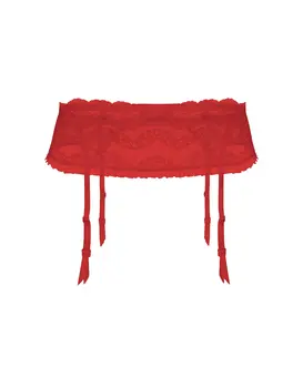 חגורת ביריות תחרה PAS LILLY, צבע: אדום,  מידה: XL