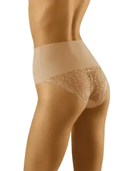 תחתון מחטב עם תחרה PROMESSA, צבע: גוף,  מידה: XL-5