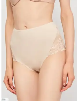 תחתוני כותנה גזרה גבוהה דגם 07, צבע: גוף,  מידה: 4XL-8