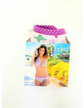 סט נוער גוזיה ותחתון צבעוני 4174, צבע: סגול,  מידה: M