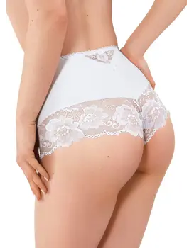 תחתון חוטיני גבוה עם תחרה