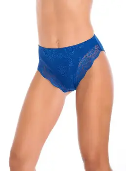 תחתון צבעוני תחרה דגם 791C, צבע: כחול,  מידה: M