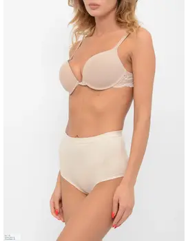 תחתון כותנה גזרה גבוהה דגם 787, צבע: גוף,  מידה: 2XL