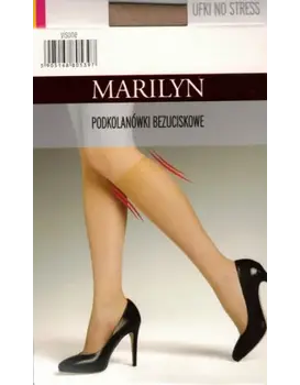 2 זוגות גרבי ברך ללא תפר 15 דניר NO STRESS UFKI, צבע: גוף,  מידה: ONE SIZE