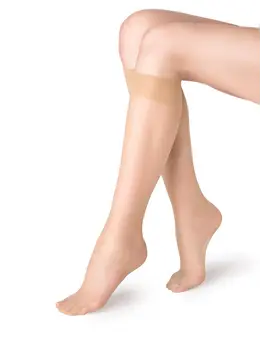 2 זוגות גרבי ברך עם גומי רחב 15 דניר UFKI