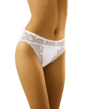 תחתון תחרה דגם LISA, צבע: לבן,  מידה: M-3