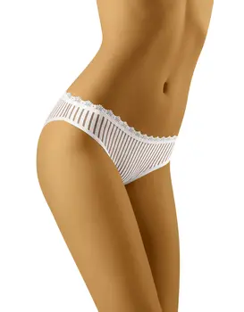 תחתון תחרה MIKI, צבע: לבן,  מידה: S-2