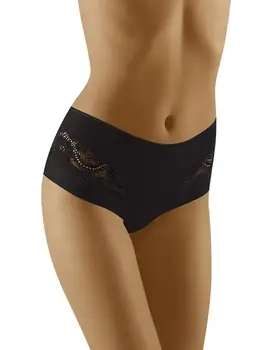 בוקסר מיוחד ללא תפר NINA, צבע: שחור,  מידה: S-2