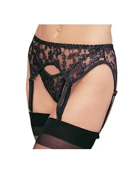 חגורת ביריות רצועות וחוטיני תואם 8888, צבע: שחור,  מידה: S-L (ONE SIZE)